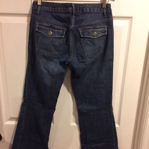 Banana Republic Dark Bootcut Jeans Sz 4S EUC